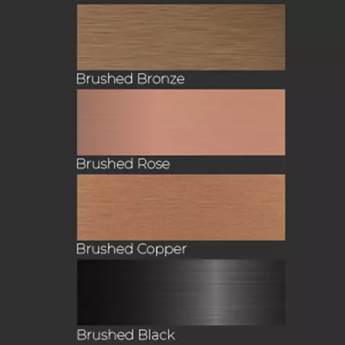 Aluminum Edgebanding color options