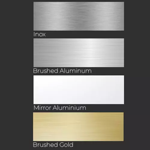 colores de cantos de aluminio