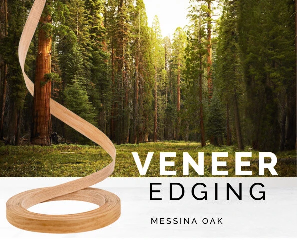 Wood veneer edgebanding